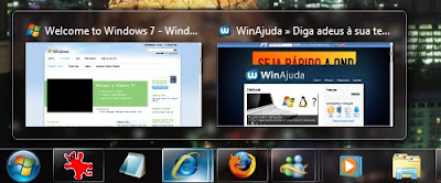 Miniaturas do Windows 7