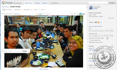 Picasa Face Detection