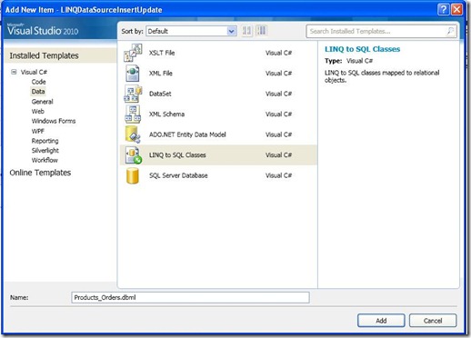 LINQToSQL