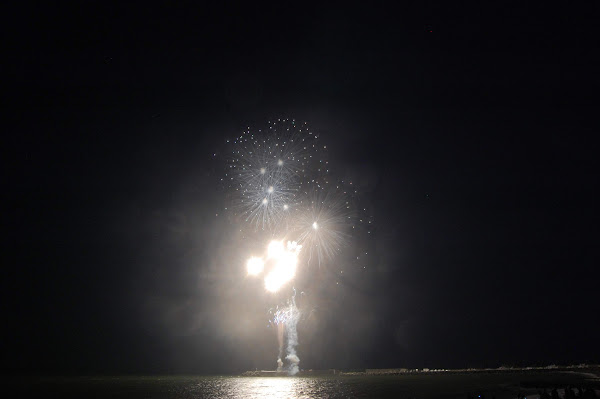 茅ヶ崎、サザンビーチの空（花火大会）