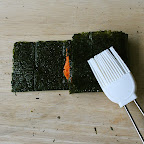Coussins de nori aux carottes citronnées