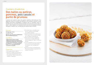 Protéines Vertes : Couleurs d'automne, des balles au potiron, pommes, pois cassés et purée de pruneau
