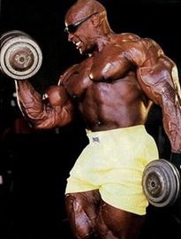 ronnie coleman dumbbell curl