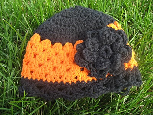 crochet halloween hat