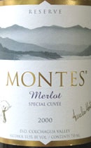 Montes old label