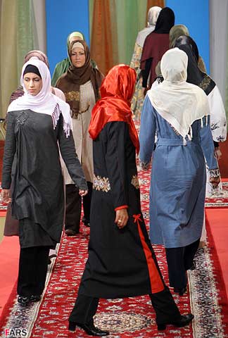 Fashion show in Iran