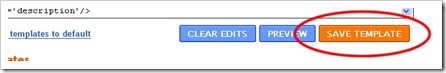 save template