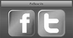 Widget Follow us facebook twitter