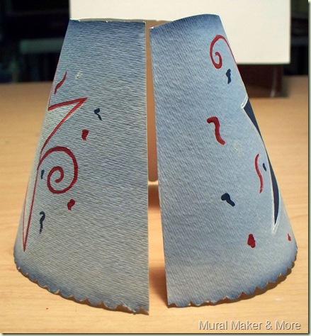 painted lampshade painted lampshade