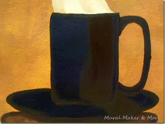 How to paint a Coffee Cup - Just Paint It Blog