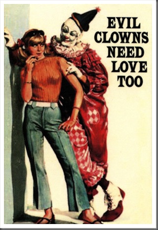 of evil clown Candy, evil clown makeup. of evil clown Candy,