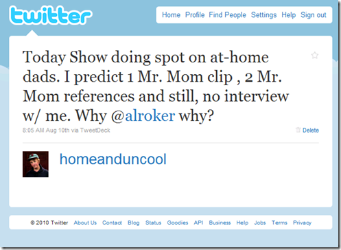 home and uncool twitter mr. mom