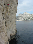 Falaise du Cap Morgioux, travers&eacute;e Bora Bora.