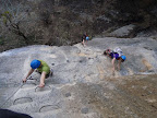 Plus que 10m avant la fin de la Via ferrata.