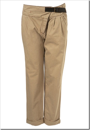chino with belt detail