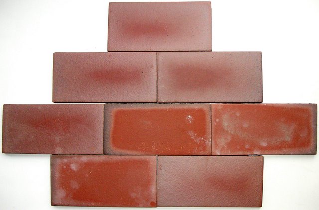 handmade flashed flamed terracotta clay quarry tile   4 8   85 sq ft