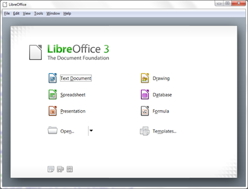 Libre office provides 6 much useful office applications.