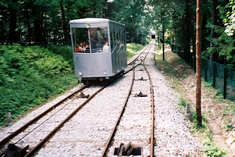 Kolej linowo-terenowa, Góra Parkowa, Krynica-Zdrój.