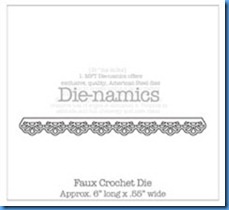 Faux Crochet Border Die-namics