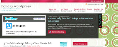 Holiday WordPress