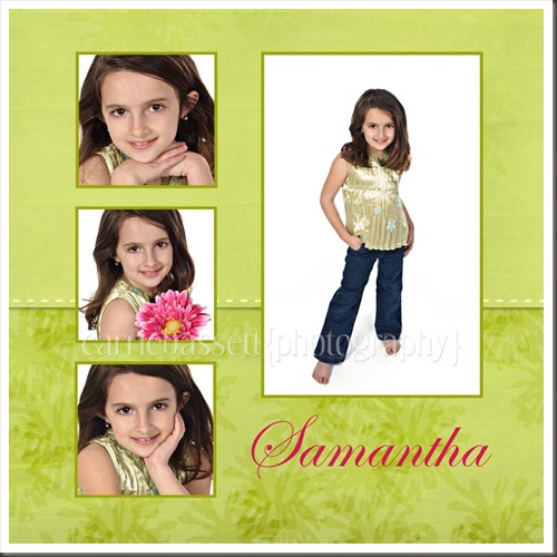 square Samantha collage