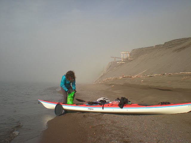 Hannah unpacking at Redridge