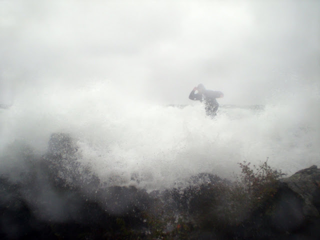 Matt Getting Sprayed by Surf Matt Getting Sprayed by Surf