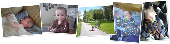 Visa Sovande, resande och busande son !