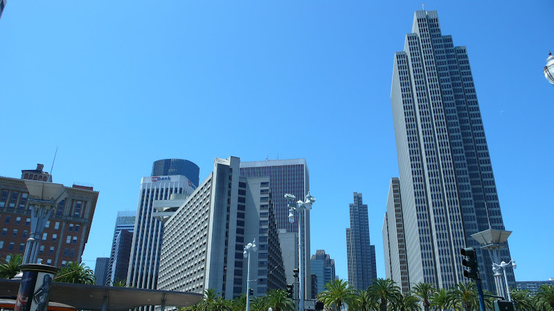 looking over downtown from Ferry Building