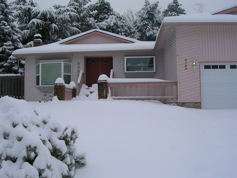 Our home covered in snow 12/22