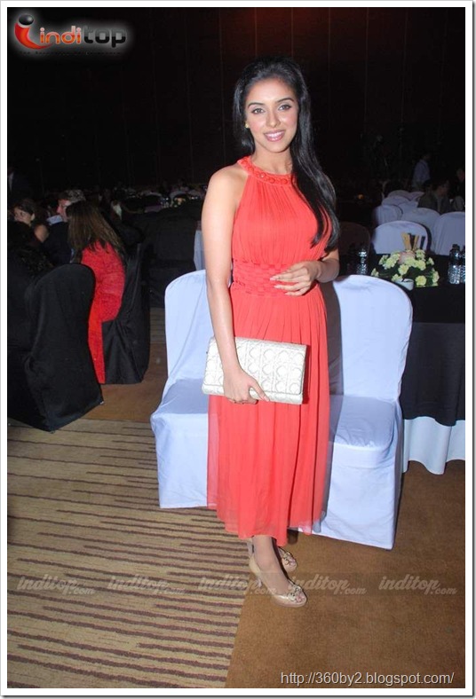 Gorgeous Asin Latest Party Pictures in Red-hot Dress