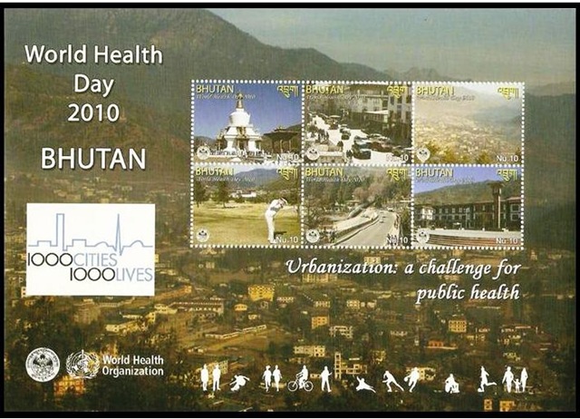 [Bhutan 2010 New Issue page 2 - World Health Day[21].jpg]
