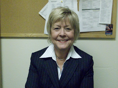Former 1st Lady of Iowa and current Executive Director of the Iowa Initiative Christie Vilsack at the KCII studios 3/9/10