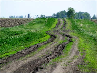 Ruts like these are exactly what the engineer's office are trying to prevent. Ruts like these are exactly what the engineer's office are trying to prevent.
