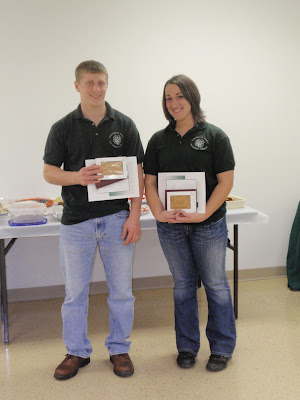 Jordan Vittetoe, son of Jerry &amp; Deb and Kristen Hora, daughter of Tom and Mary were awarded the I Dare You Leadership Award at the 4-H Awards Family Fun Night on November 14th. ( Photo Courtesy of Washington County 4-H)