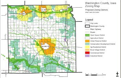 The most recent zoning map available on Washington County's website