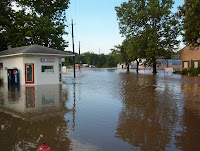 Flooding in Wellman 8-3-10 (KCII's Bill Gatchel)