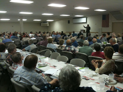 More Than 180 Attended This Year's Washington County Farm Bureayu Meeting In KC Hall.<br />
(KCII's Chance Dorland)