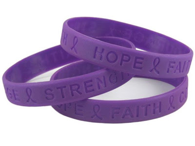 Domestic Violence Awareness Wristbands Are Now Being Sold.<br />
(shanrene.com)