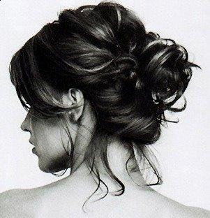 nineties updo