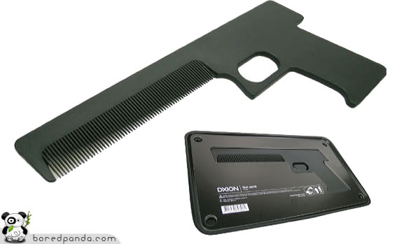 Gun Comb: A Comb Shaped Like a Gun