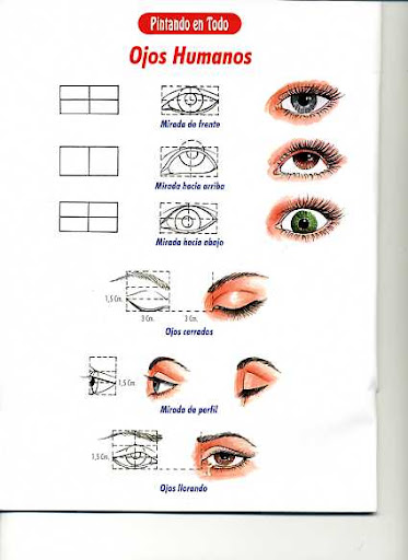 dibujos ojos para imprimir