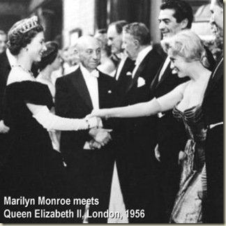 Marilyn Monroe Meets Queen