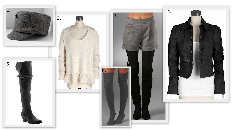 fall for shorts fall fashion with tall boots 2010