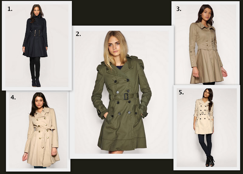 ASOS Military Mac Trench