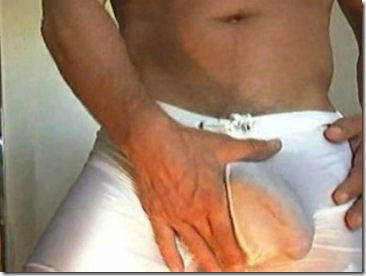 White Lycra Bulge WET _0006