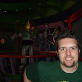 Getting on Buzz Lightyear!  My Favorite!