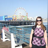 Debbie at the Santa Monica Pier