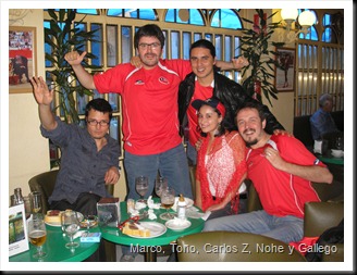 Marco, Toño, Carlos Z, Nohe y Gallego