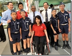 President with the Ambassadors & BB boys